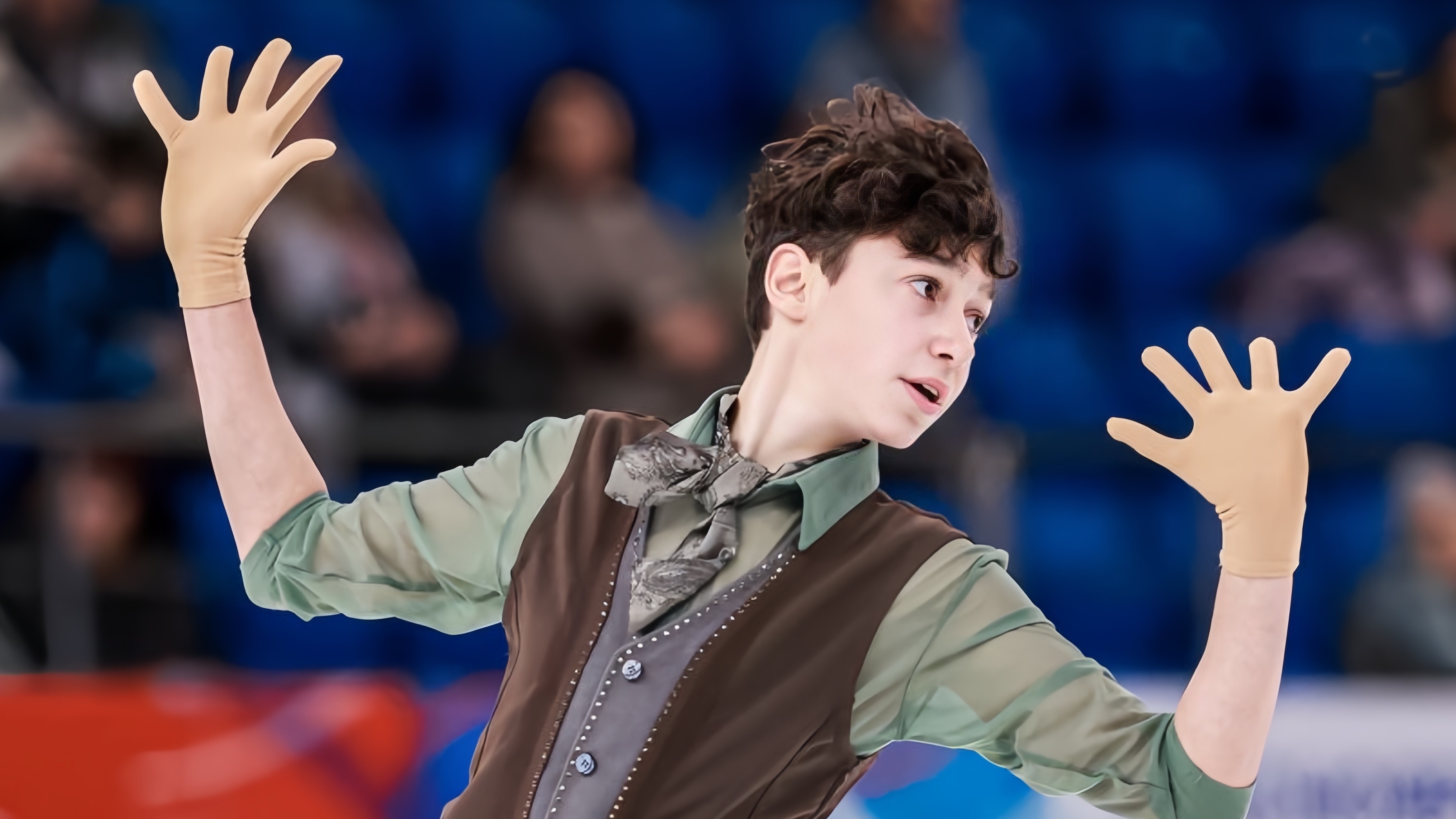 94) 2024第一频道杯青年组团体赛男单自由滑 花样滑冰