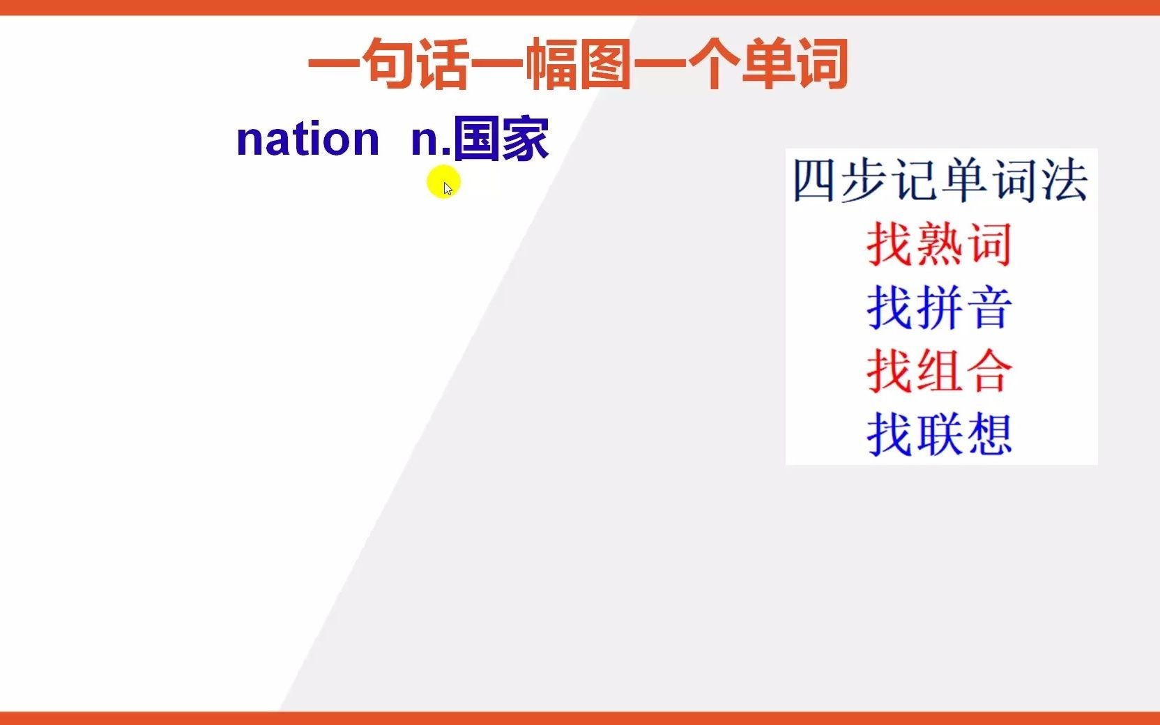 如何快速记住国家的英语单词nation哔哩哔哩bilibili