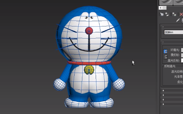 【心中的哆啦a梦]3dmax制作哆啦a梦与童年的我再次相遇!