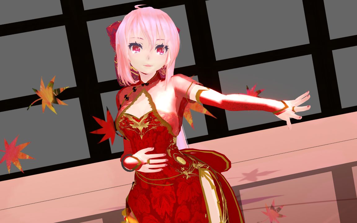 【mmd】巡音凤凰式网袜旗袍,诱惑你哦【how that taste】_哔哩哔哩