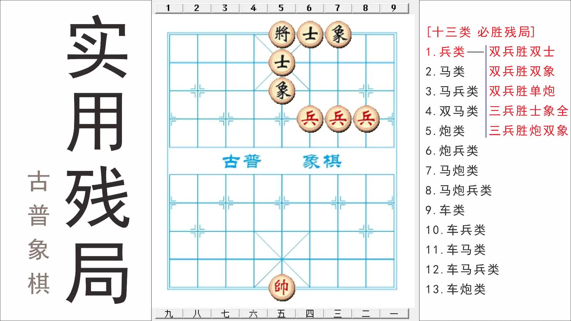 实用残局:象棋中三不管地带,适合车兵蹲点进攻哔哩哔哩bilibili