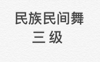 [图]中国民族民间舞蹈等级考试 三级