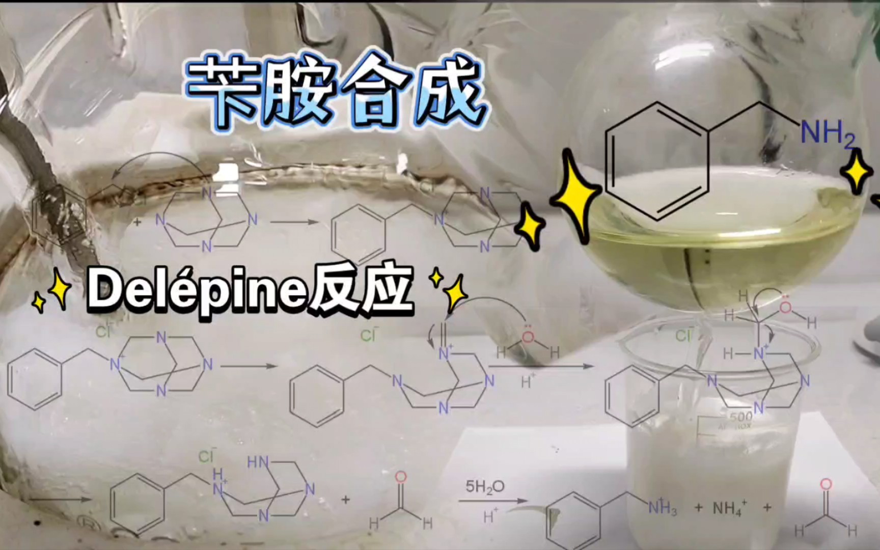 【化学】德尔宾反应——合成苄胺哔哩哔哩bilibili