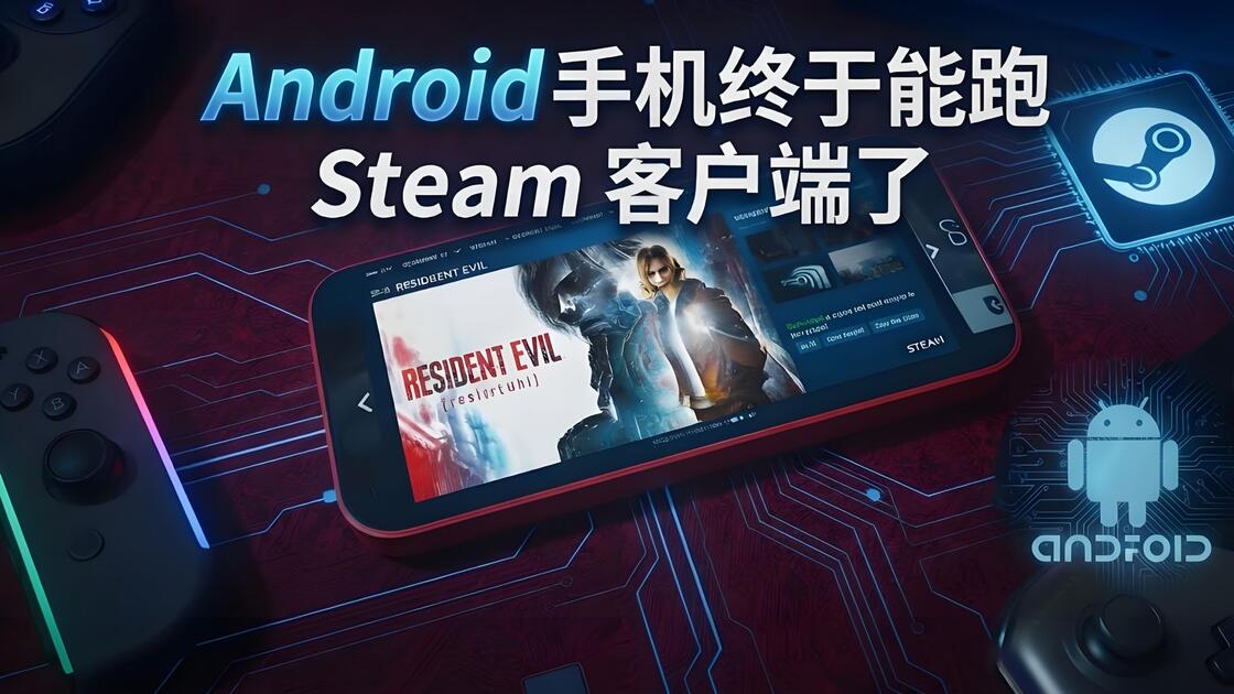 无需 Root！Android 手机也能跑 Steam 客户端了_哔哩哔哩_bilibili