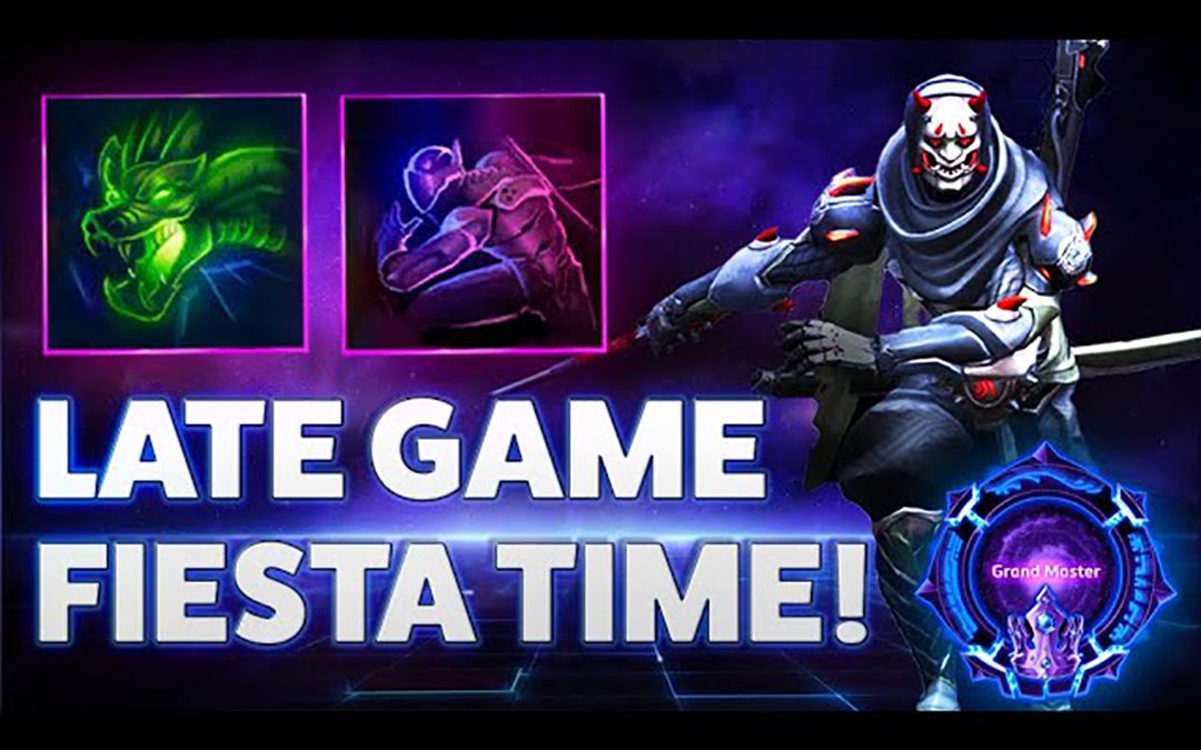 源氏 Genji Dragonblade  LATE GAME FIESTA TIME!  Grandmaster Storm League风暴英雄精彩集锦