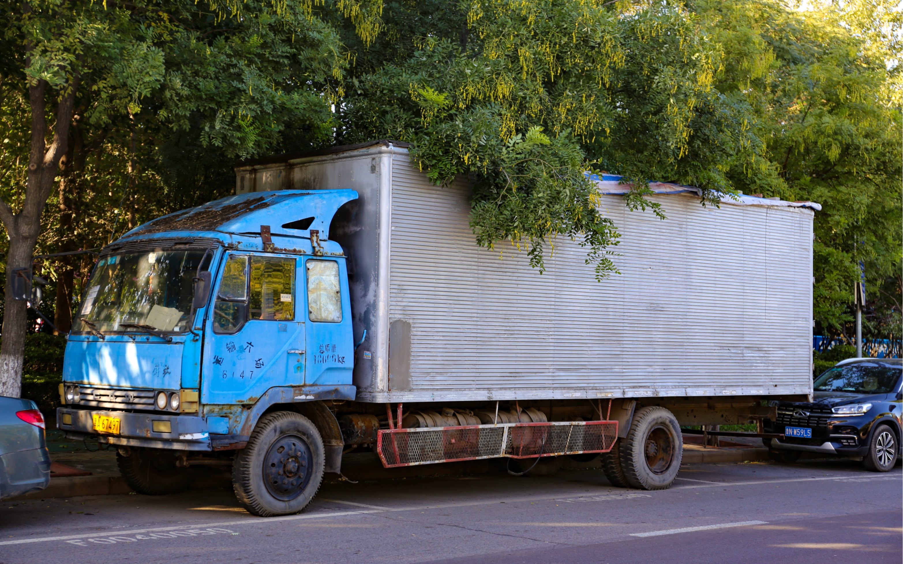 解放平头柴消防车倒库_哔哩哔哩 (゜-゜)つロ 干杯~-bilibili