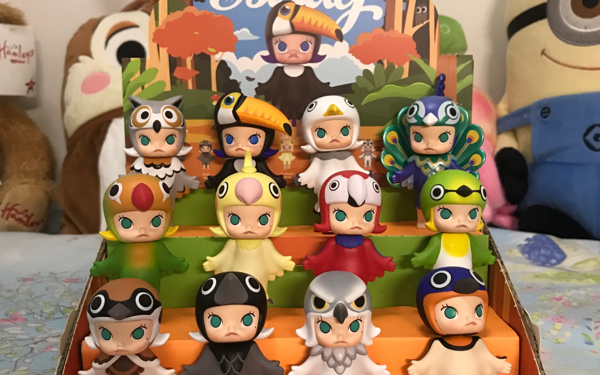 泡泡玛特molly小鸟人拆盒及重量手感分享