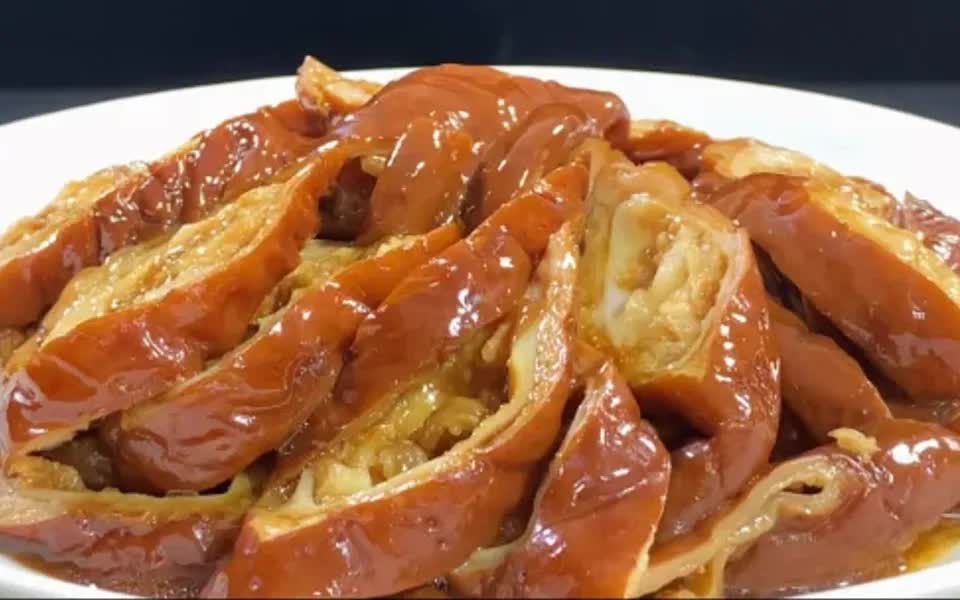 卤水大肠,清洗很重要,汁香味浓咬一口满嘴香_哔哩哔哩_bilibili