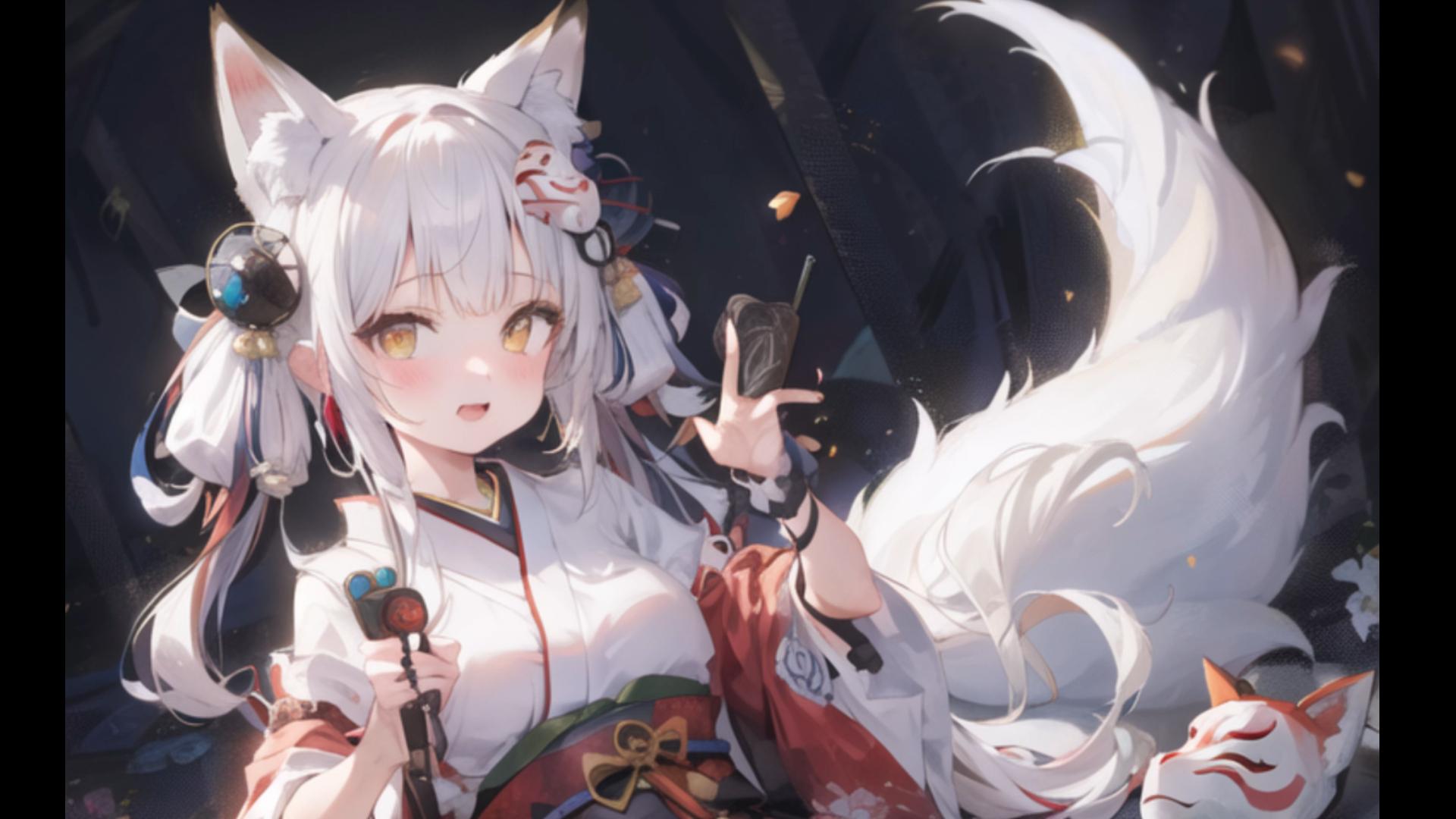 【ai绘画】偷懒系列,狐妖呀