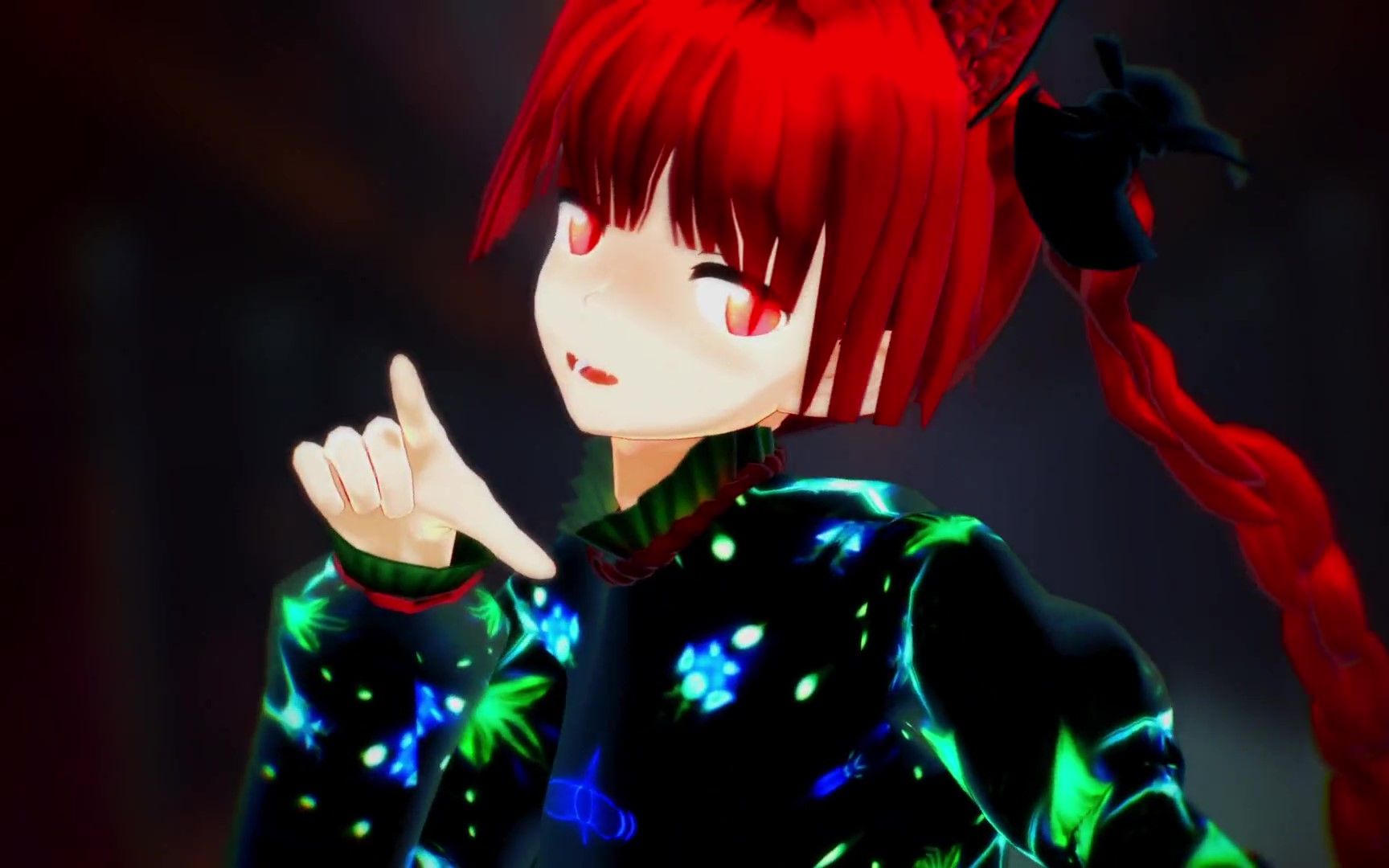 【東方mmd】阿燐『booo!』【刚体改造】