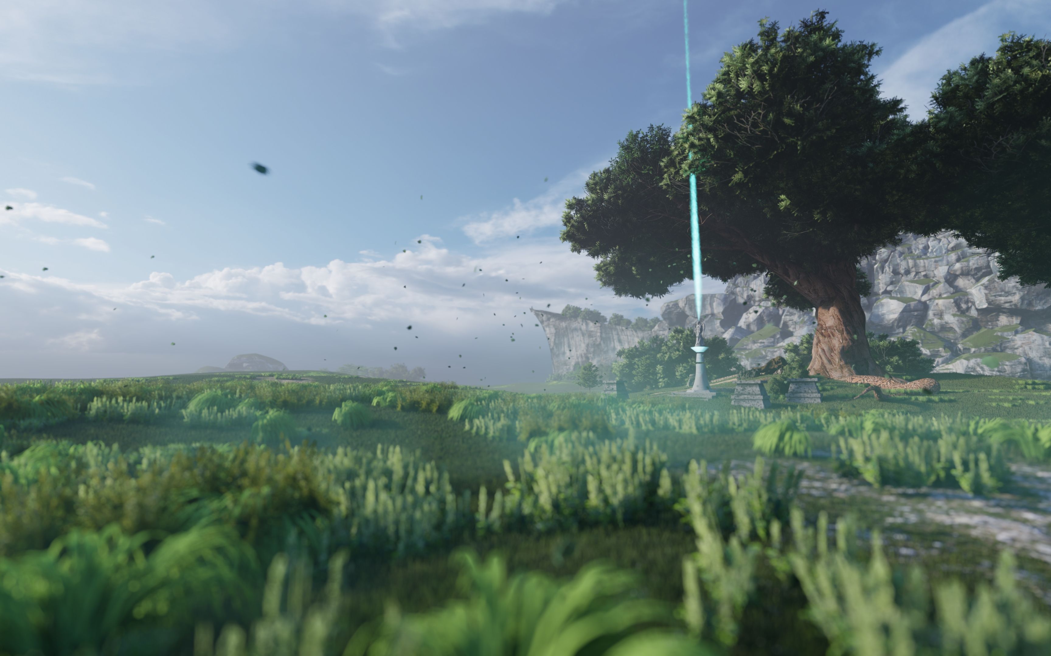 【原神】美爆了! 4k重置风起地场景