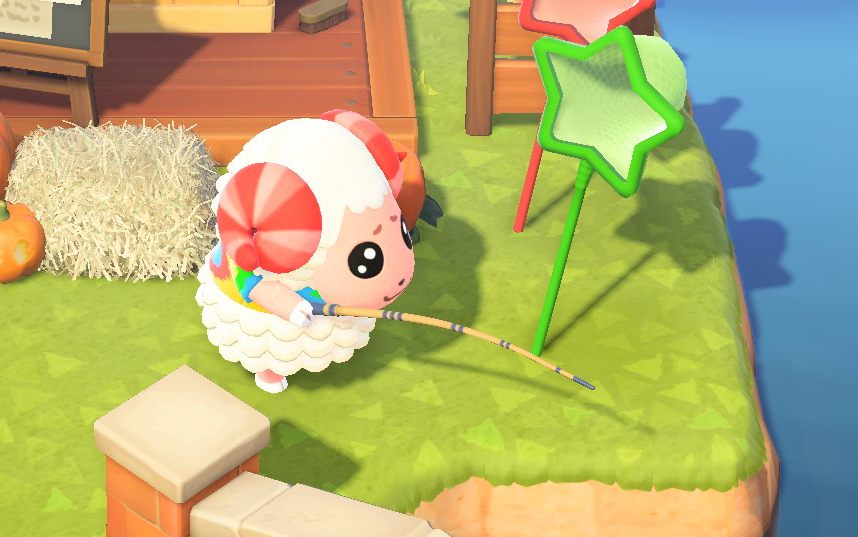 【动物之森】茶茶丸可爱无忧无虑滴小傻羊!