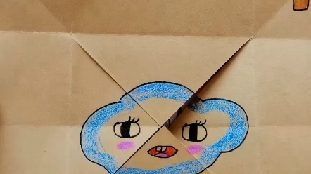 白云黑土抽拉画