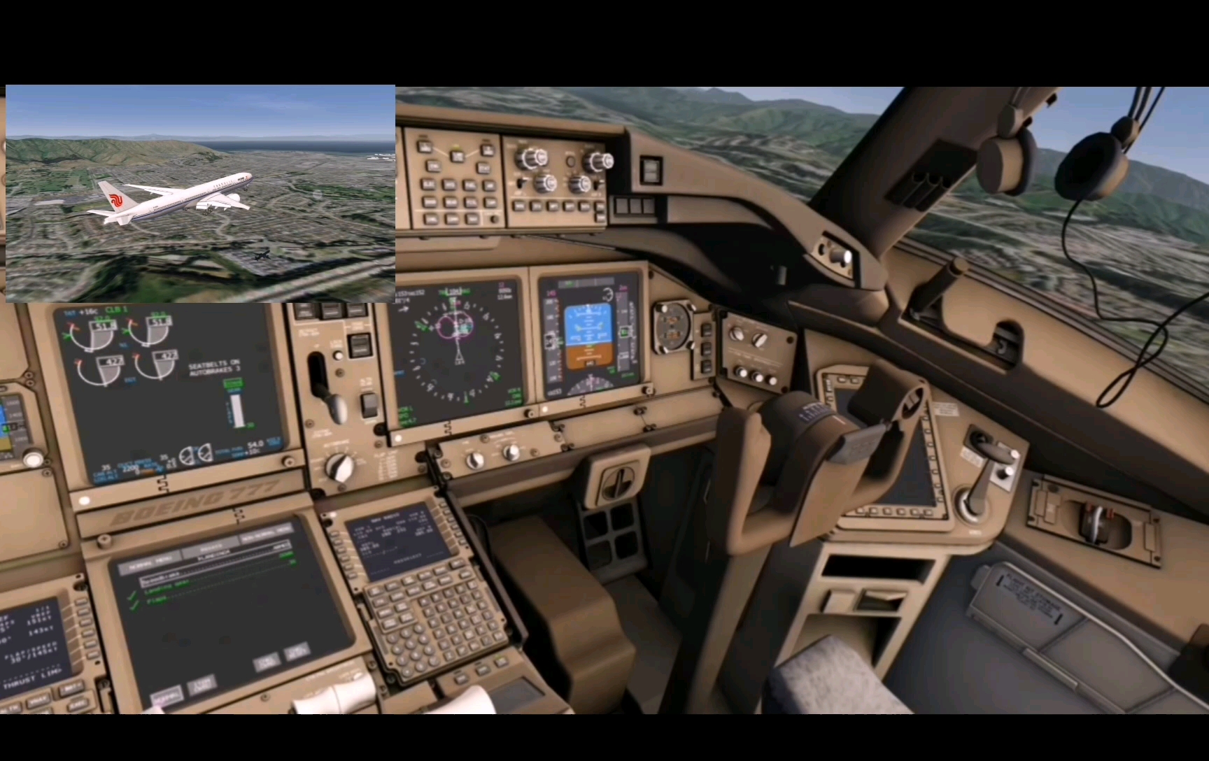 【charles-af2020】b777-300er降落旧金山