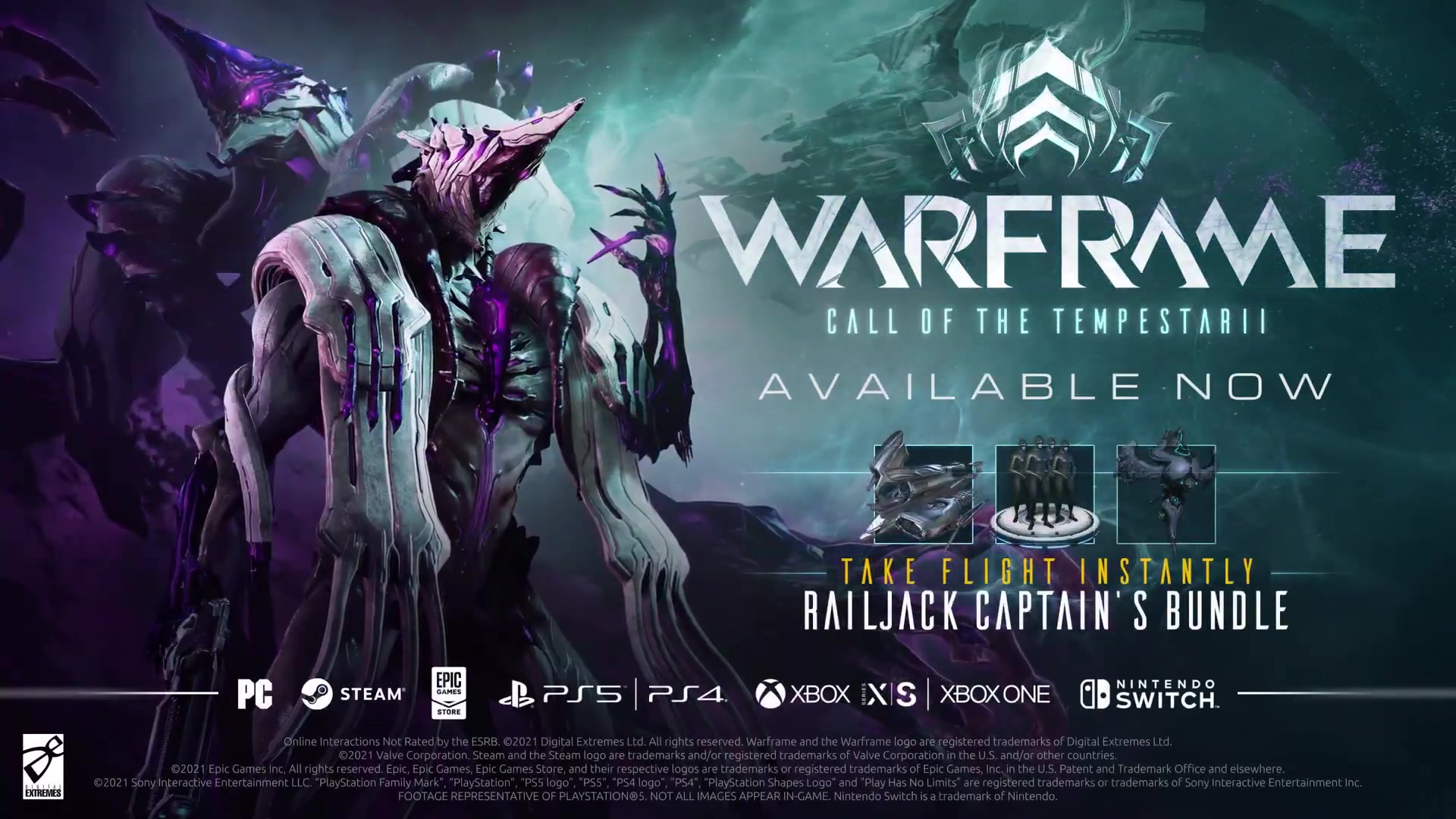 warframe - call of the tempestarii trailer