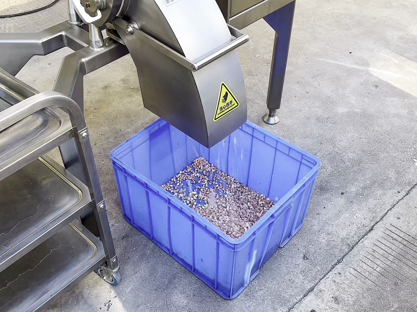 智能离心冻肉切丁机 大功率三维切肉丁机器