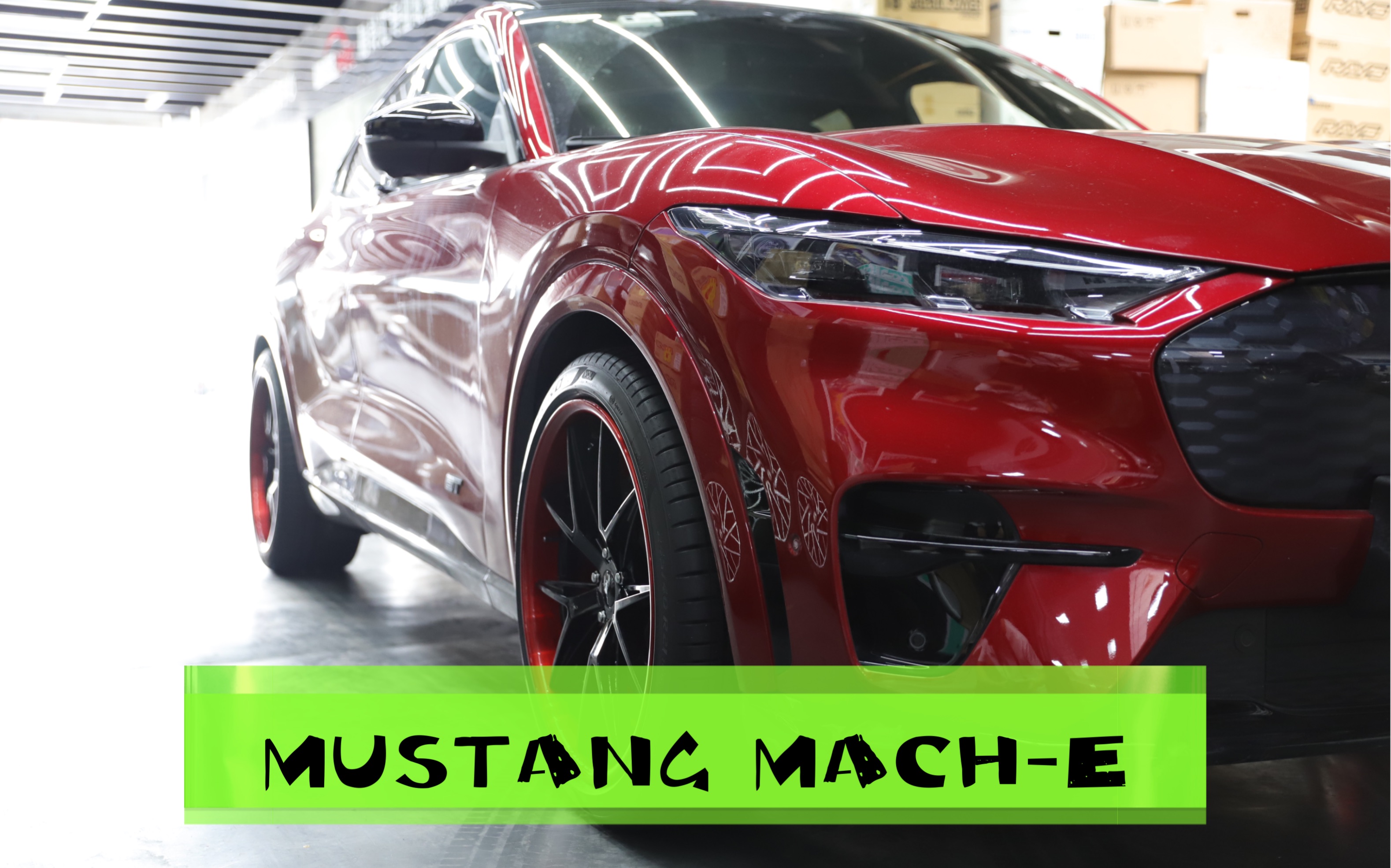 胎铃汇安装作业之福特Mustang MACHE 电马的改装升级案列哔哩哔哩bilibili