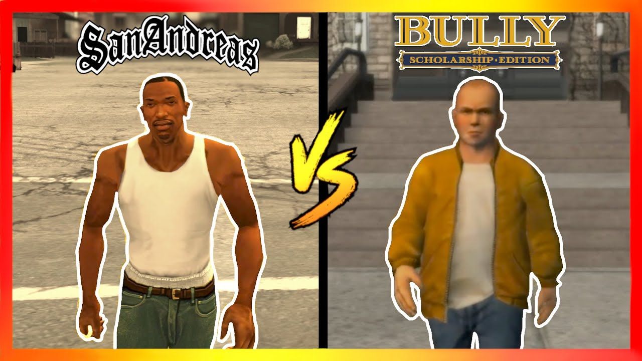 【enxgma】gta圣安地列斯 vs 恶霸鲁尼 - 物理效果,ai,游戏细节等详细
