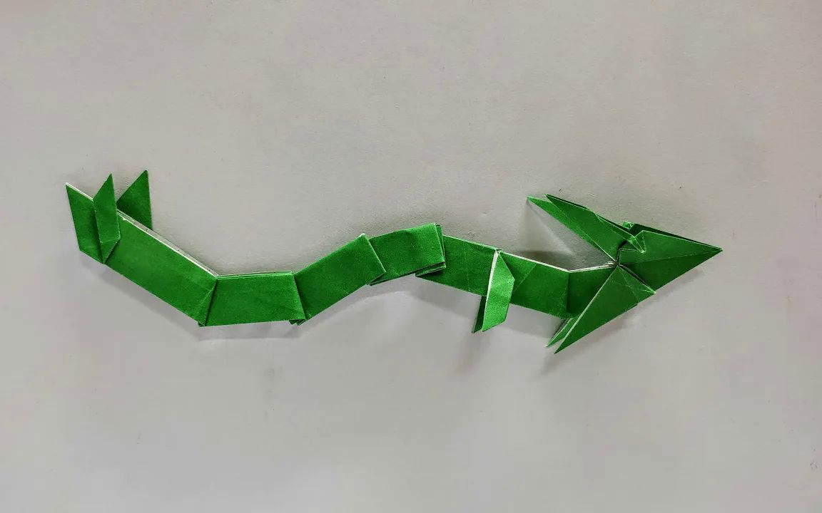 【origami instructions】烈空坐宝可梦折纸教程 pokemon rayquaza