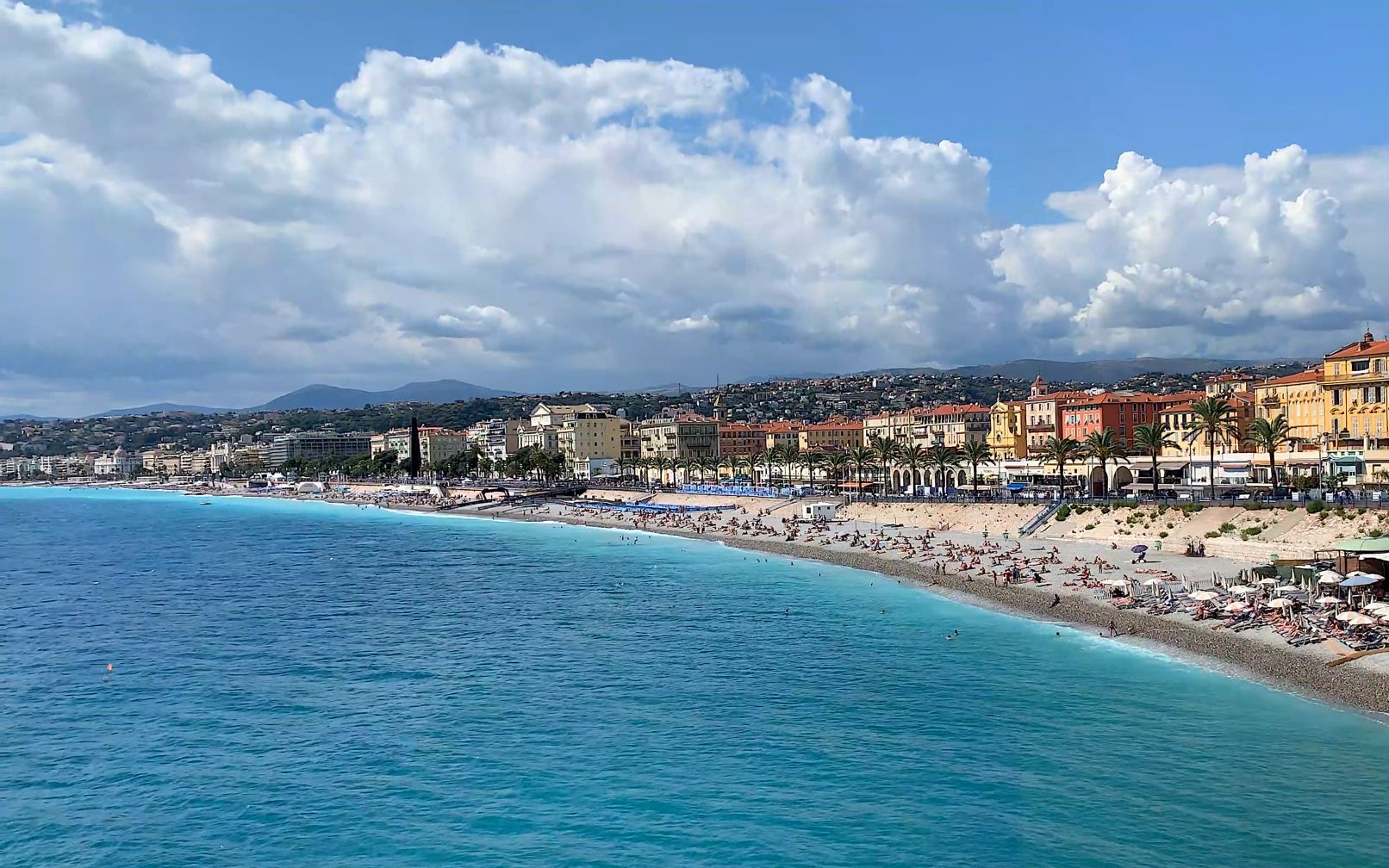 [4k]法国 尼斯 漫步蔚蓝海岸 你有想过去海边跑步么