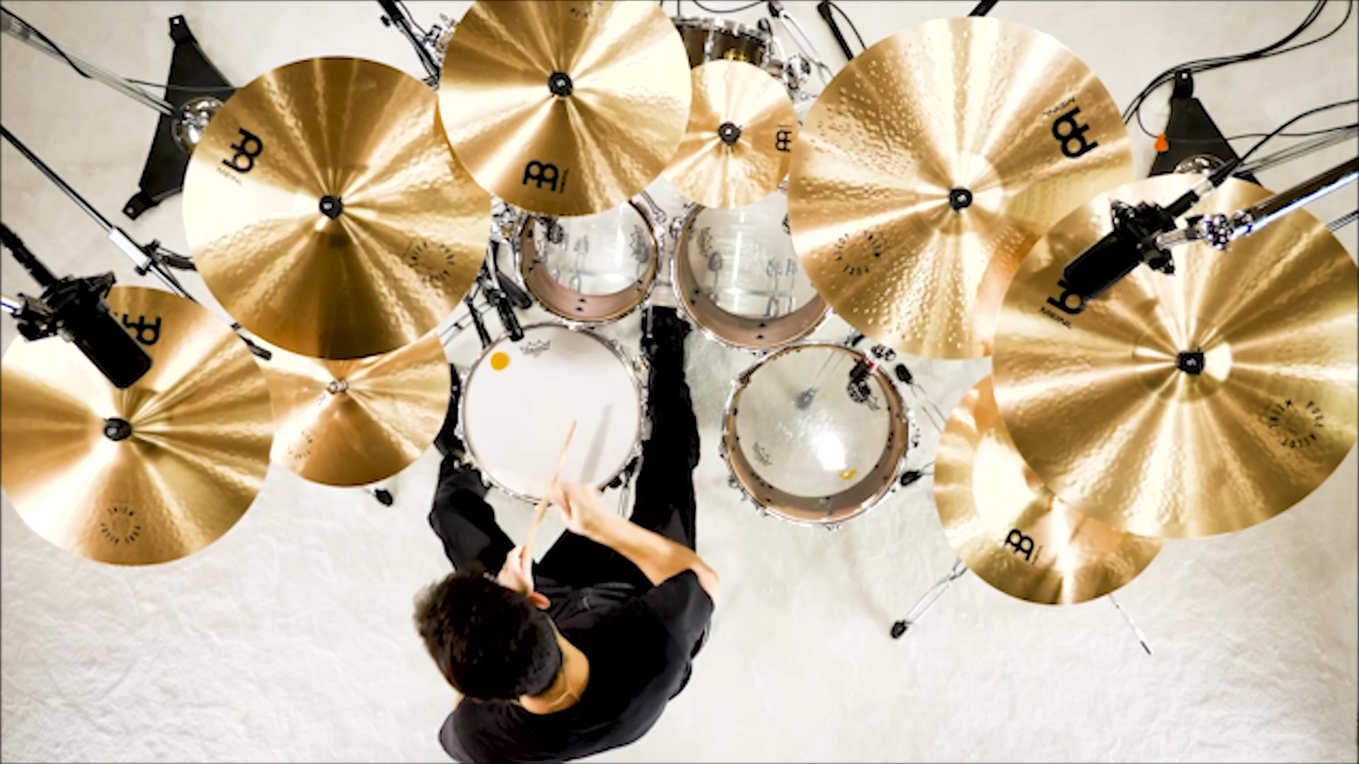 【架子鼓】meinl cymbals - pure alloy - overhead demo #2