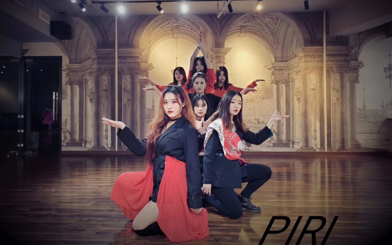 【dna5】齐刷刷的刀群舞《piri》,女团七把刀名副其实.