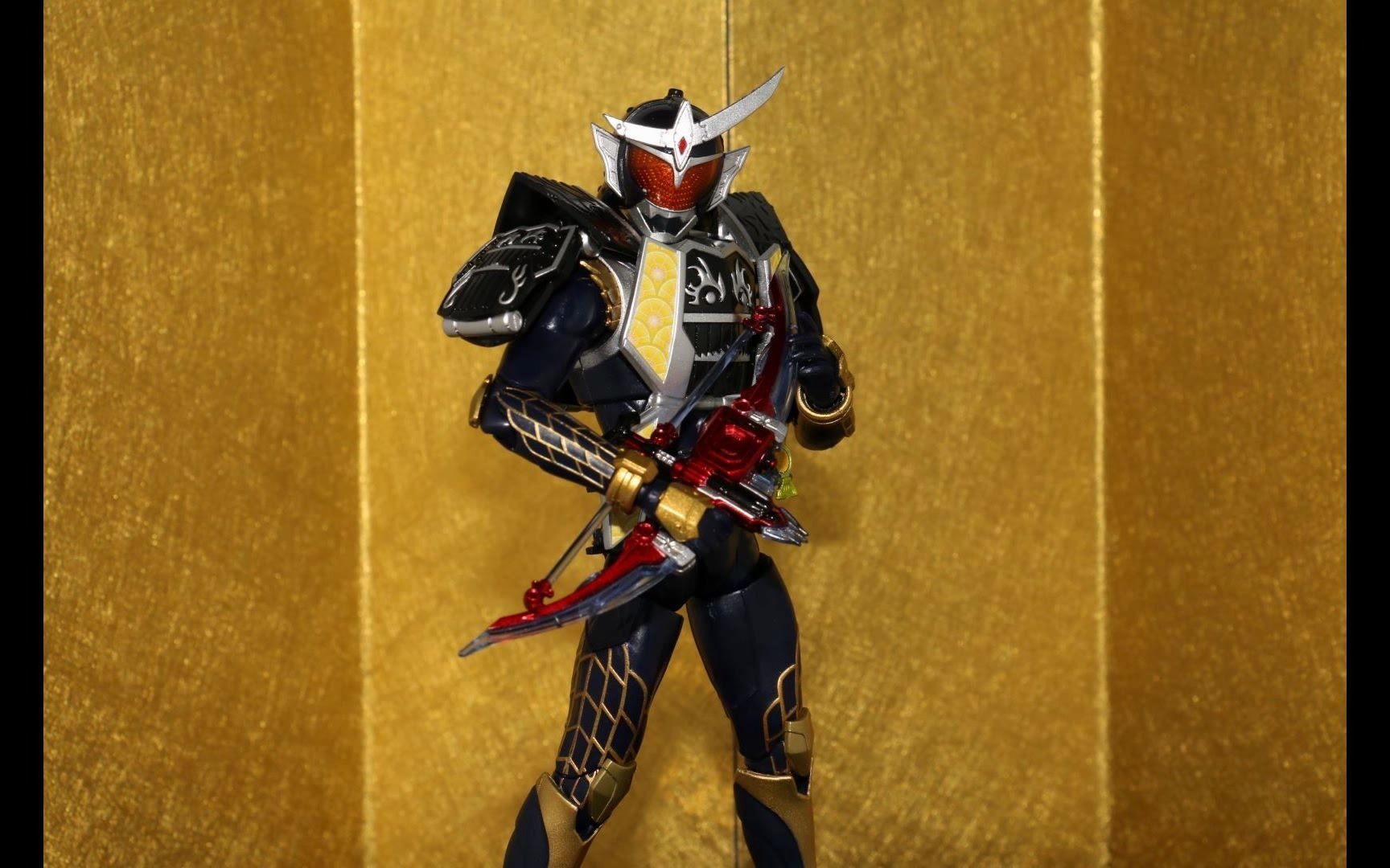 假面骑士铠武阵羽织形态shf试玩(超哥模玩)_哔哩哔哩_bilibili