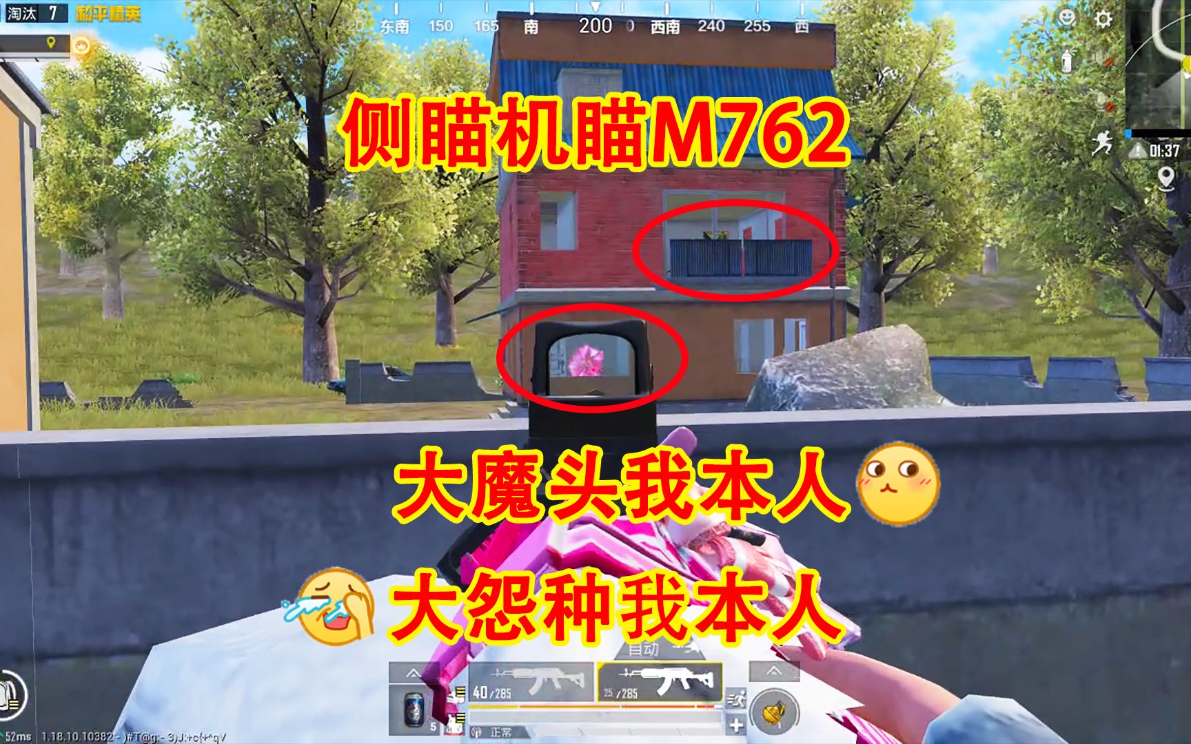 [图]三生：挑战侧瞄M762吃鸡，大魔头我本人，大冤种我本人