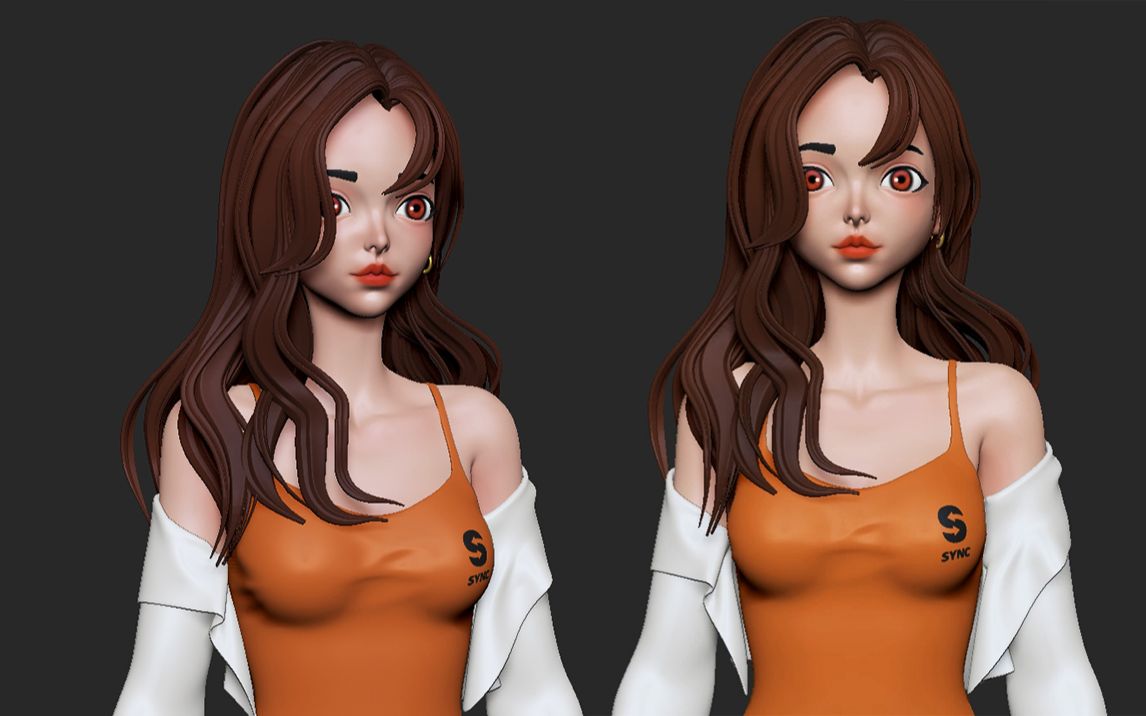 zbrush——女性人物雕刻,zbrush新手入门教程