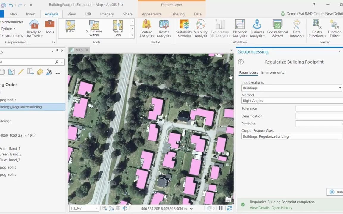 Arcgis pro 使用深度学习模型提取建筑物图斑哔哩哔哩bilibili