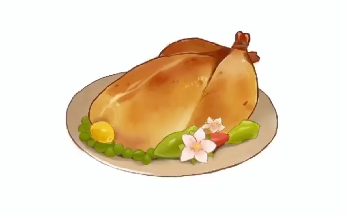 画一个甜甜花酿鸡