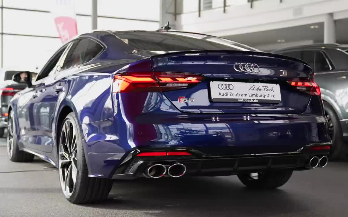 小众个性性能车,2022款奥迪s5 sportback外观内饰声浪展示