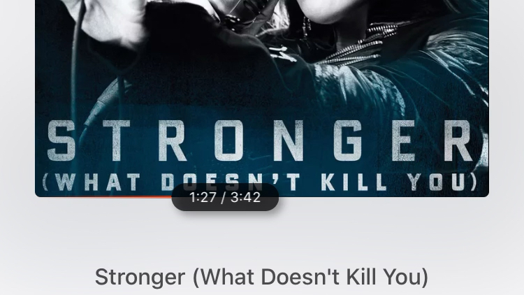 【虾米音乐】stonger (what doesn't kill you)哔哩哔哩bilibili