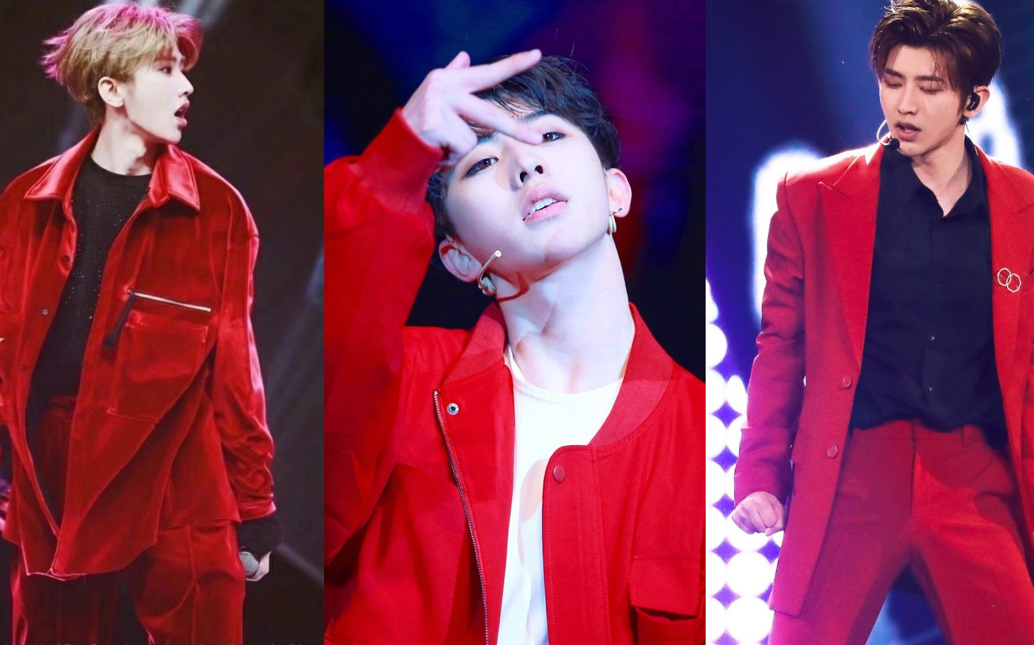 蔡徐坤红枣向帅到爆炸的红衣少年你pick哪位呢