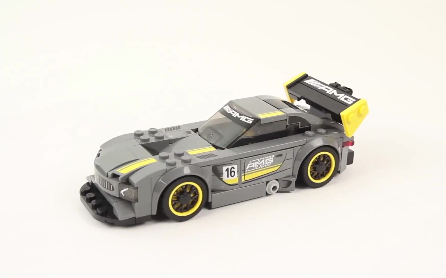 [brick builder] 乐高速拼 75877 奔驰 amg gt3 [speed]