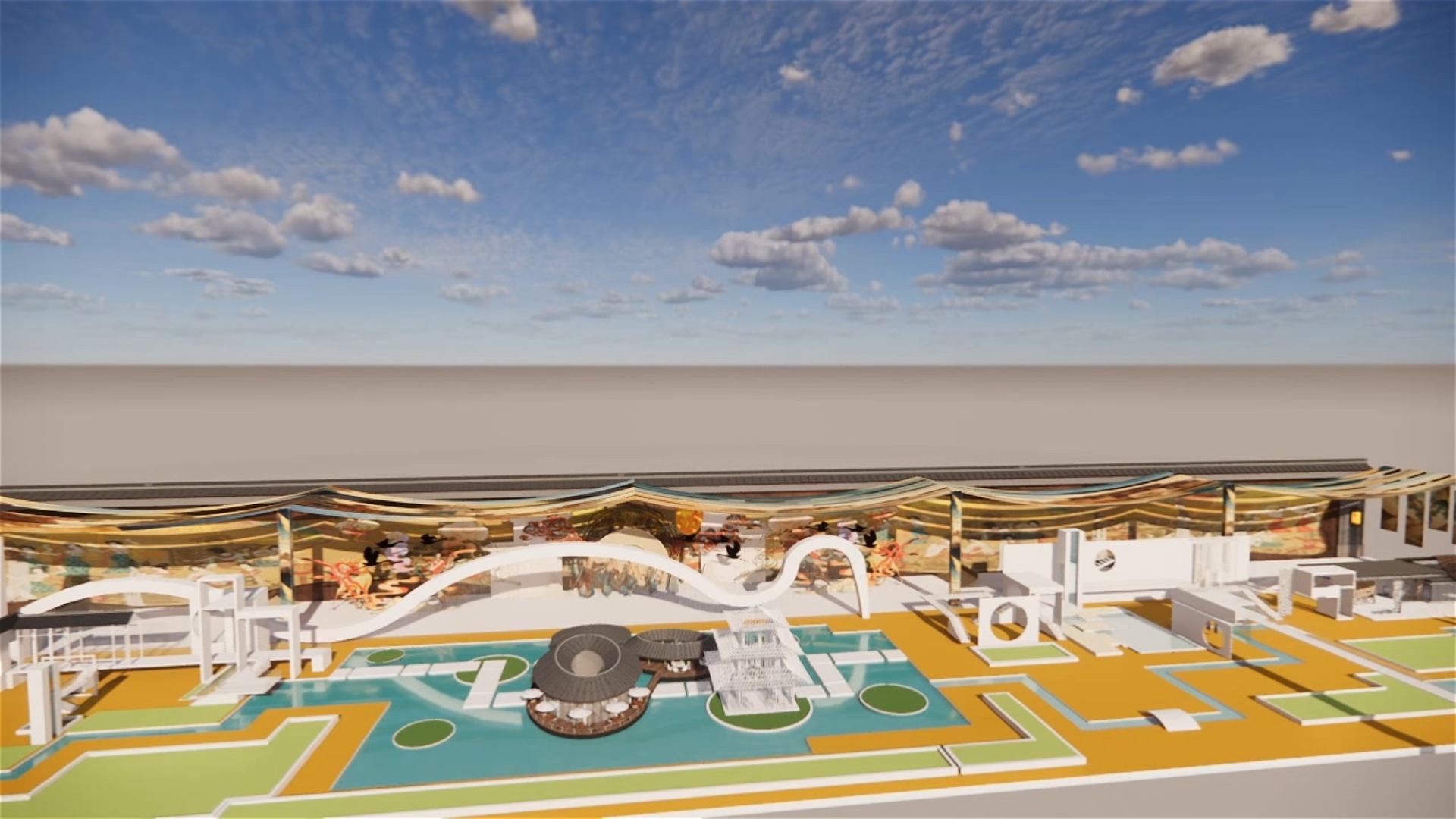 界无里乌——基于散点透视下的城市公园规划设计