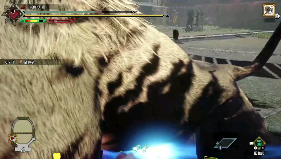 怪物猎人崛起斗技场金狮子太刀练习