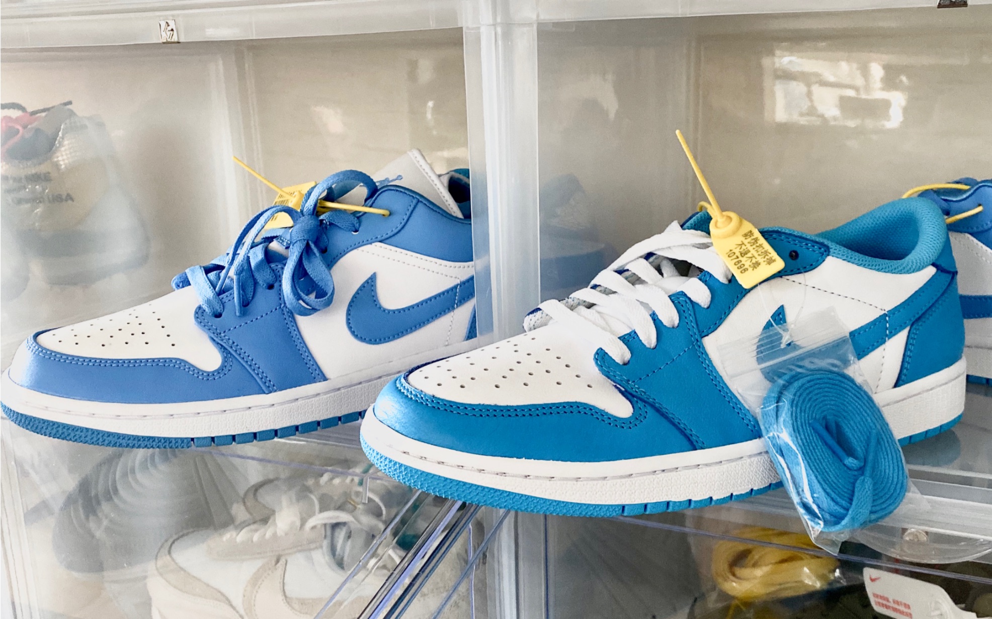 19款aj1xnikesb北卡蓝联名对比2020款aj1北卡蓝_哔哩哔哩_bilibili