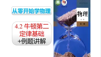 2019人教版物理必修一 第四章：4.2 牛顿第二定律基础概念+例题讲解