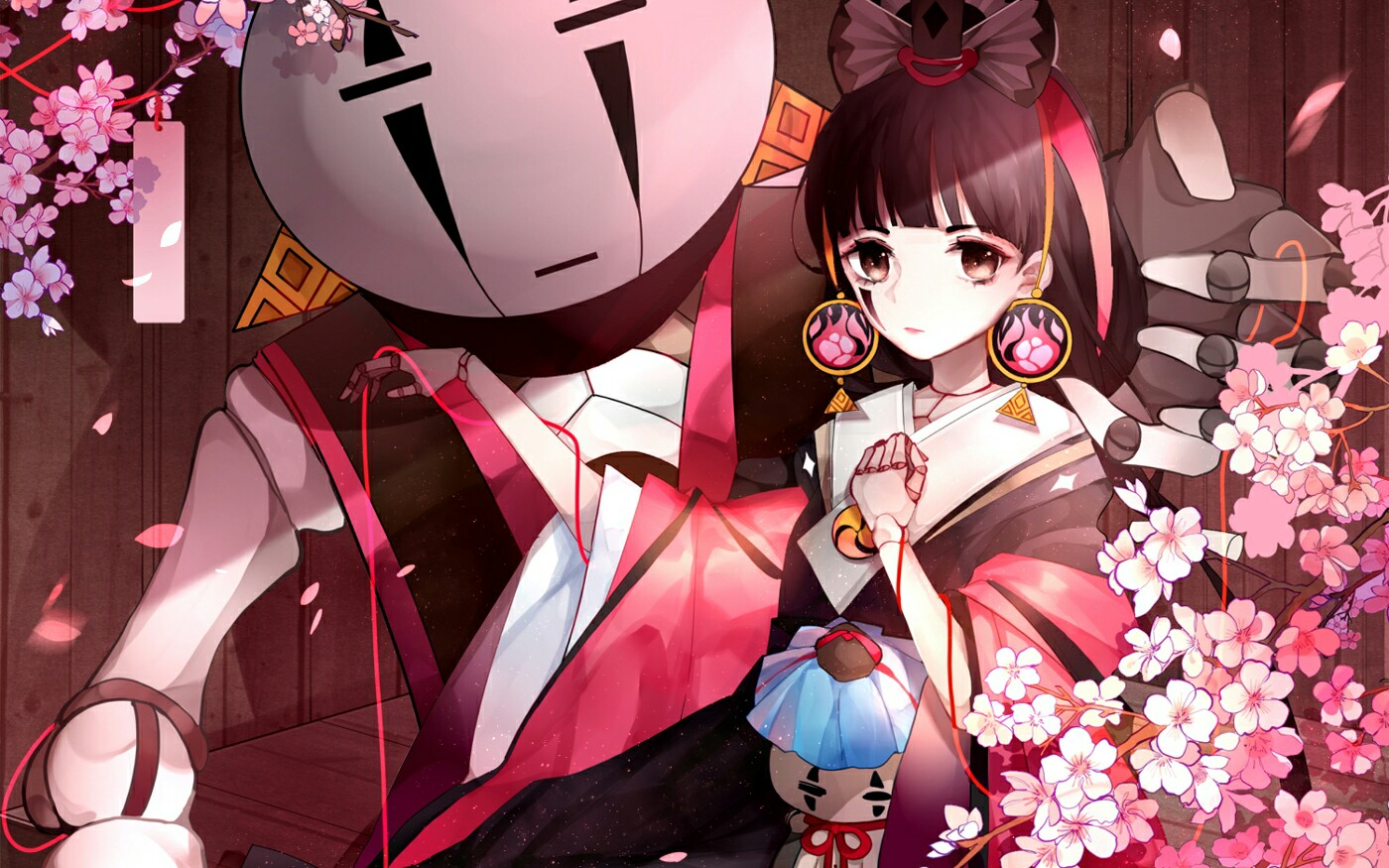 平安京】逢魔兄 控傀儡师"兄さんと私,ずうっと一绪"_哔哩哔哩 (゜-゜