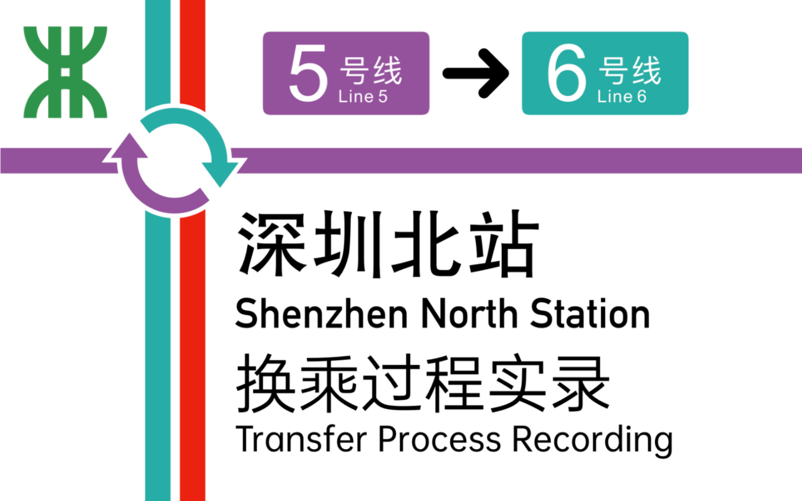 【深圳地铁】天地换乘+超强客流. 深圳北站换乘过程 5号线6号线哔哩哔哩bilibili