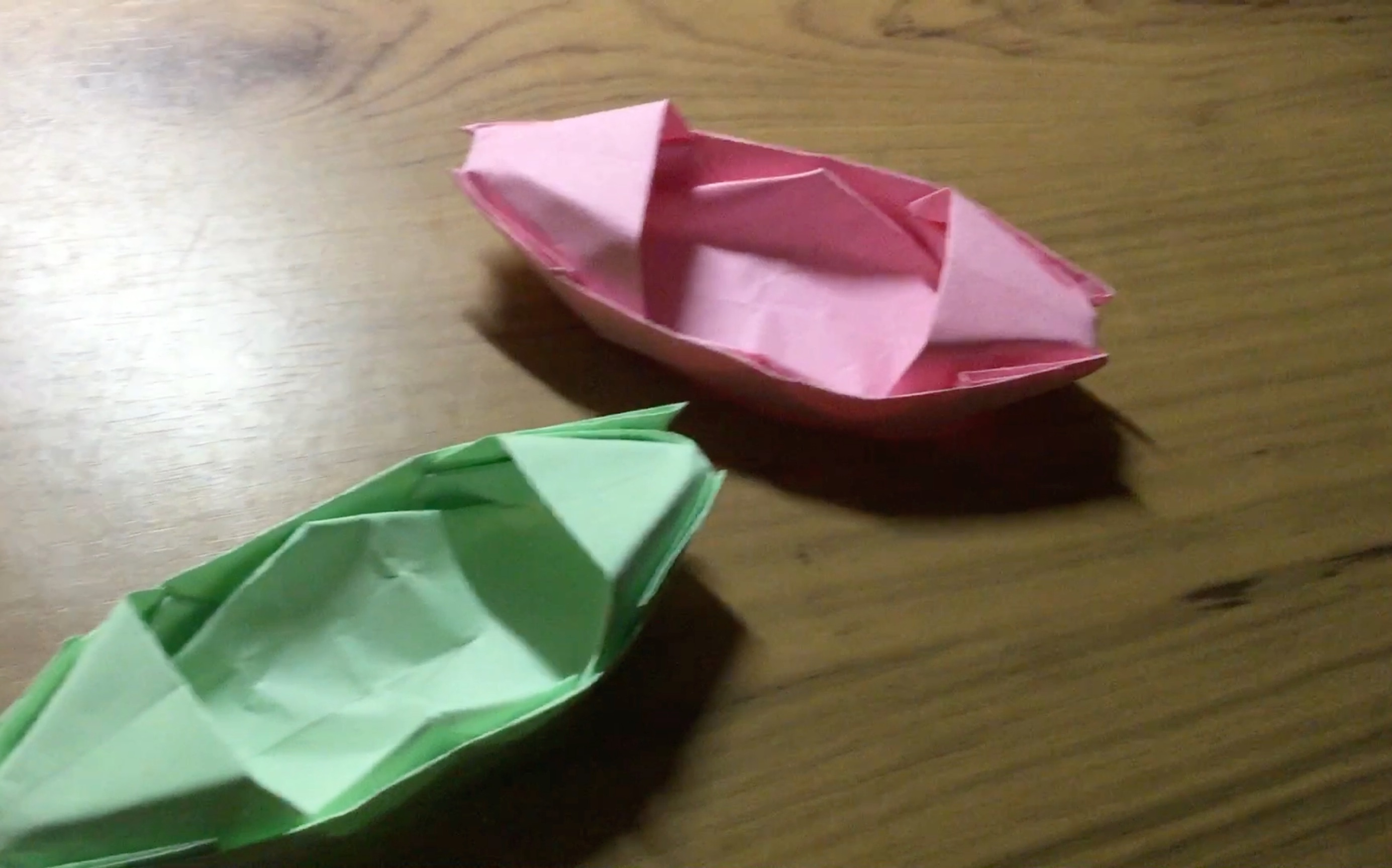 简易折纸小船图片