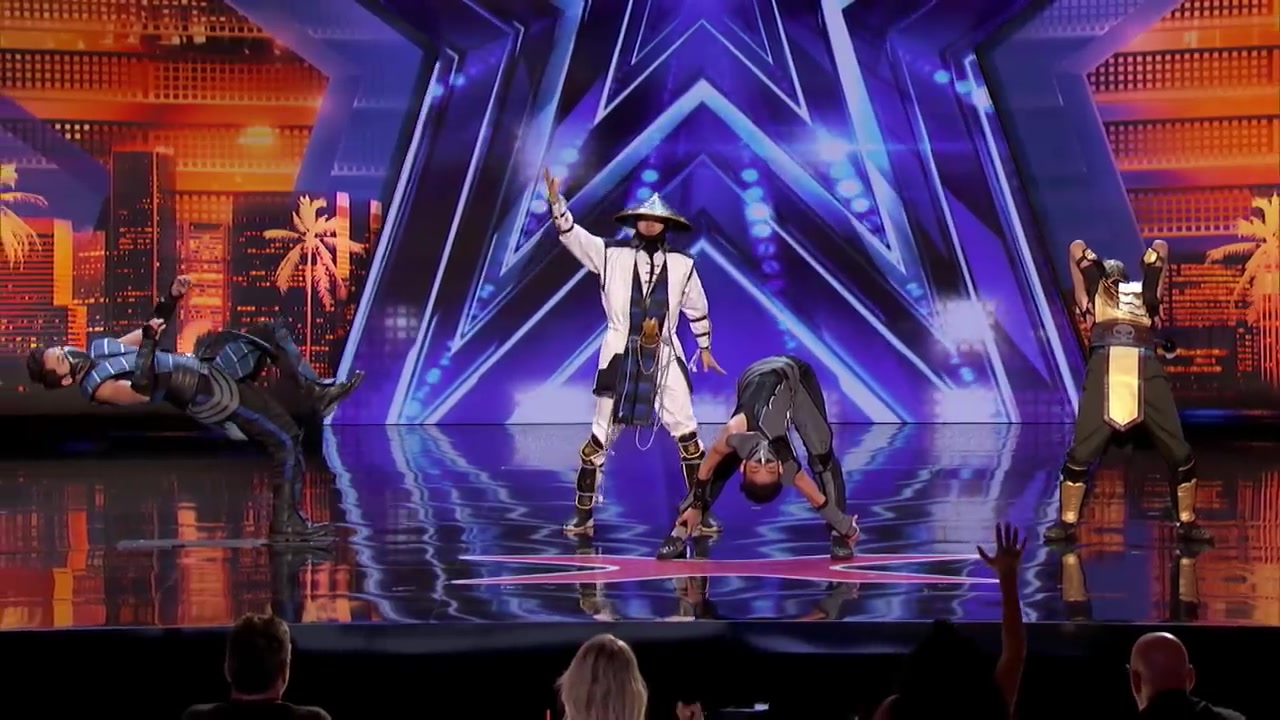 美国达人秀忍者街舞秀超帅