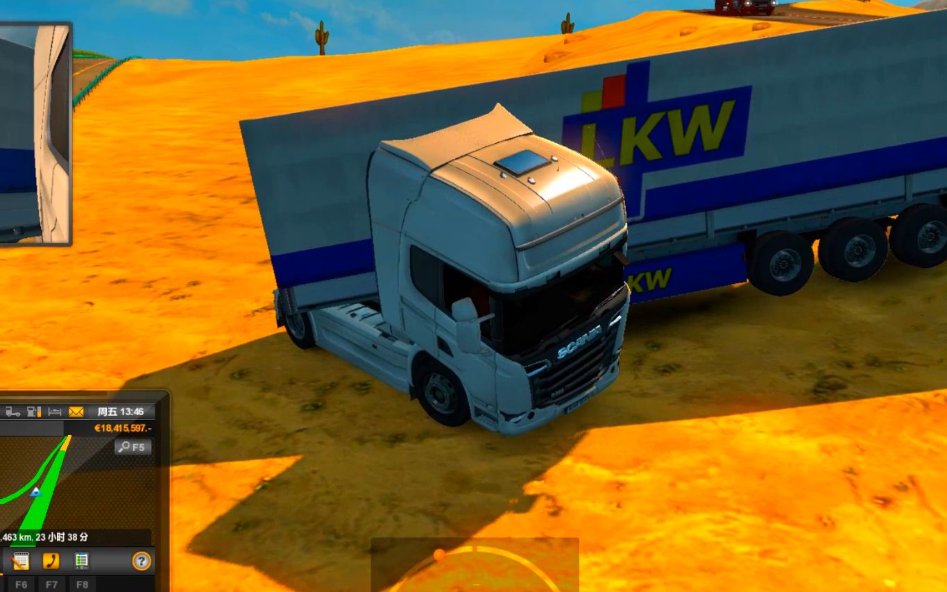 遨游中国2:驾驶卡车超速失败,直接撞上货车了_哔哩哔哩 (゜-゜)つロ