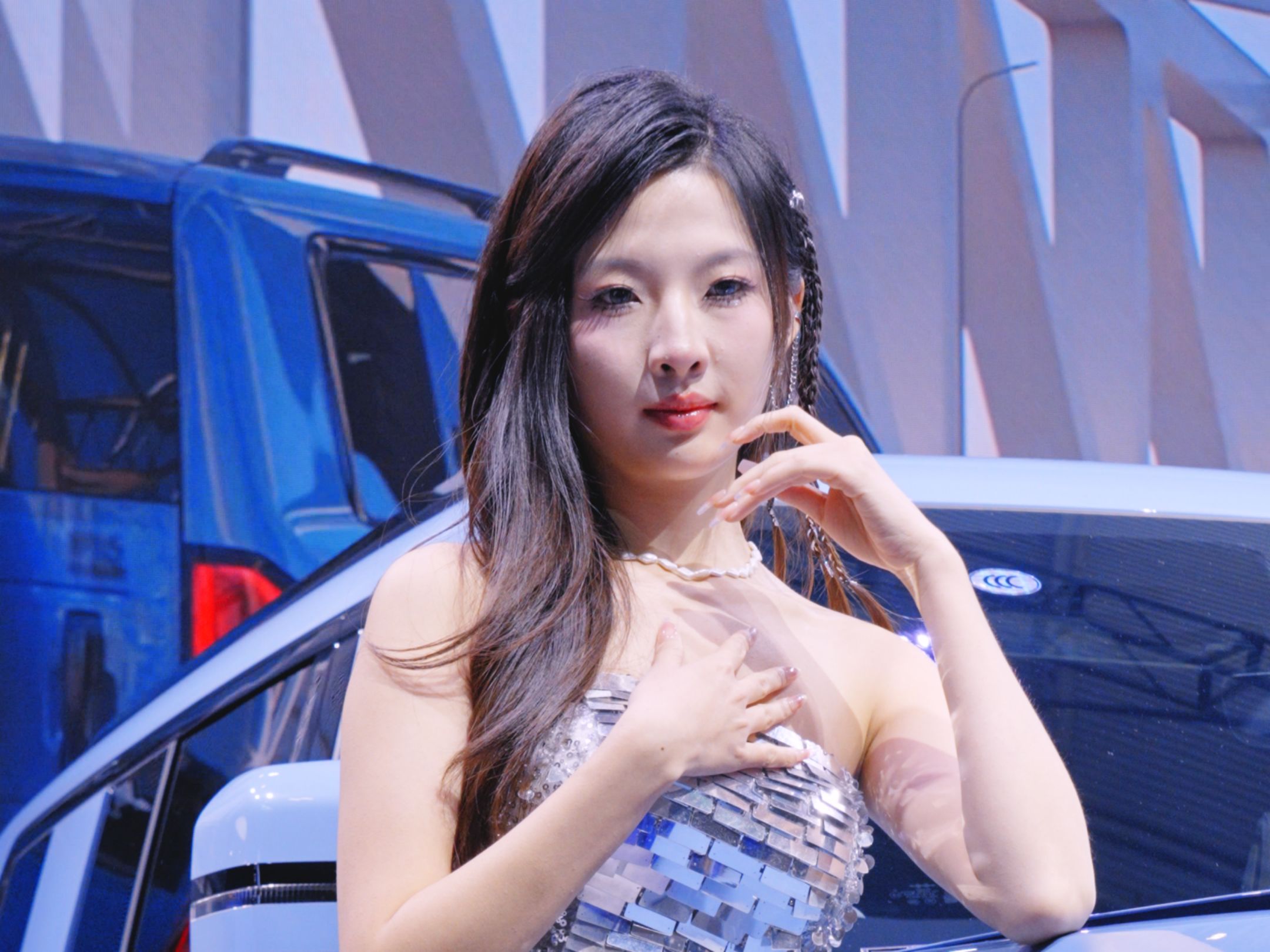 2023长沙车展 方程豹车模02 @肖悦