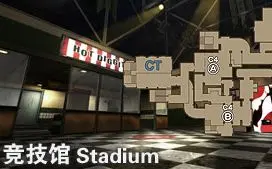 CSGO重置老图竞技馆 曾经最喜欢的图之一