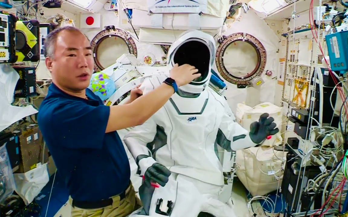 spacex宇航服解说,日本宇航员 野口聪一_哔哩哔哩_bilibili