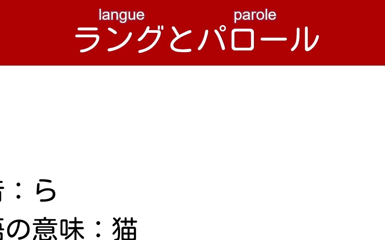 ラングとパロール/语言和言语(语言学术语)哔哩哔哩bilibili