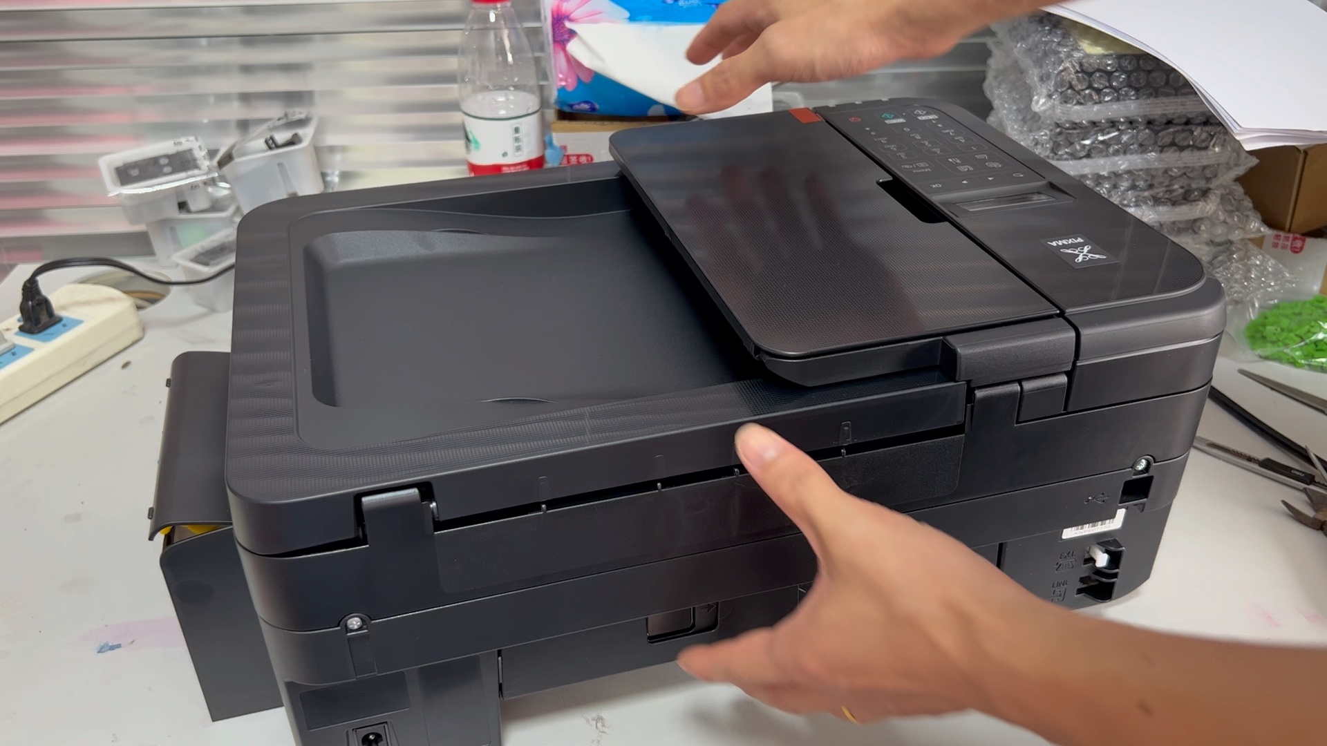 佳能tr4540连供打印机安装视频