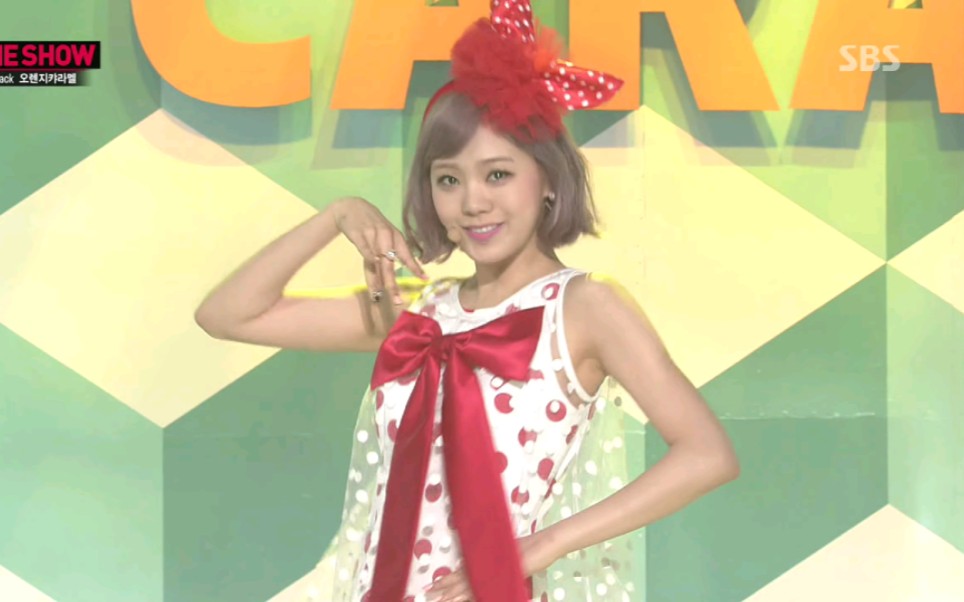 【60帧】【橘子焦糖】"catallena"the show打歌舞台|140318